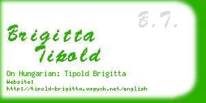 brigitta tipold business card